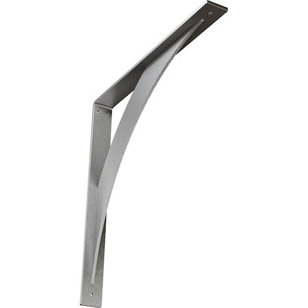 Ekena Millwork Legacy Steel Bracket, Stainless Steel 2"W x 20"D x 20"H BKTM02X20X20LESS
